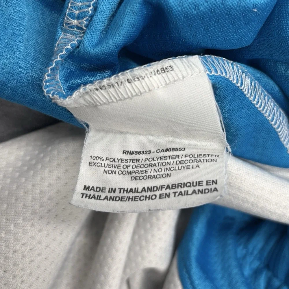 VTG Air Jordan Flying Mesh Basketball Shorts Mens XL Blue White Baggy Y2K Retro